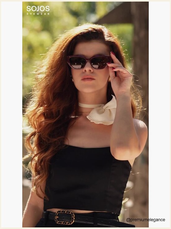 Trendy Cute Cat Eye Polarized Sunglasses for Women Fashion Sunnies UV400 main image 2